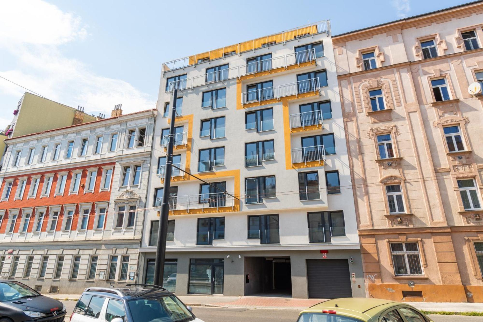 Brand New Studio Apartment # 45 With Free Parking In The City Center Prag Exterior foto